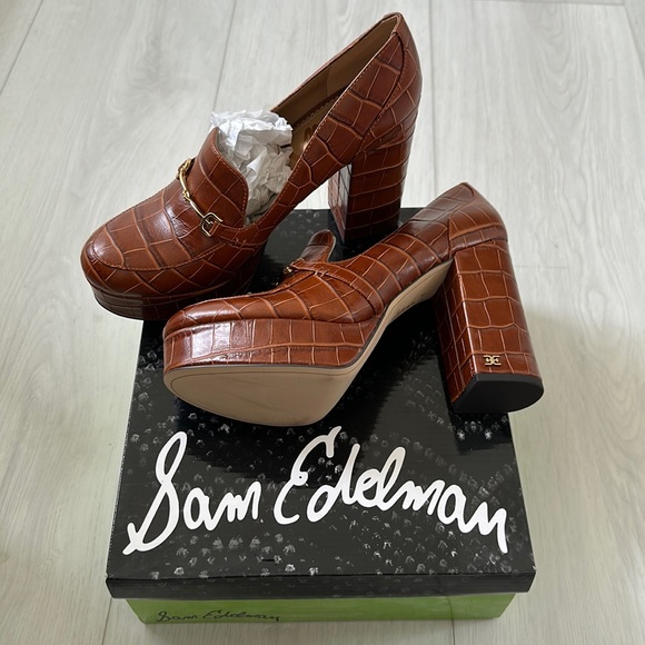 $NWT Sam Edelman Aretha Croc Loafers SZ 8M - Picture 2 of 4
